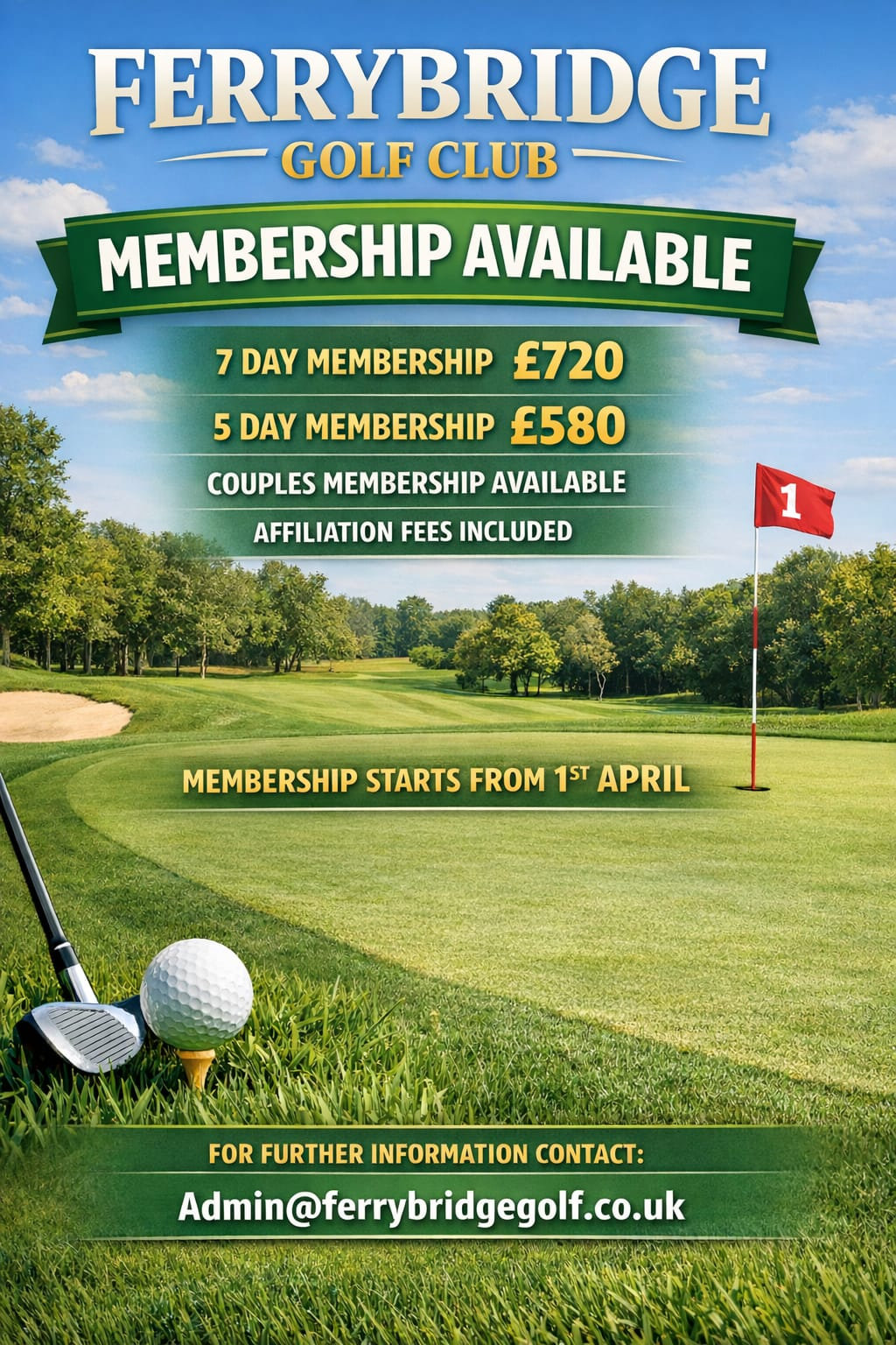 ferrybridge golf club membership